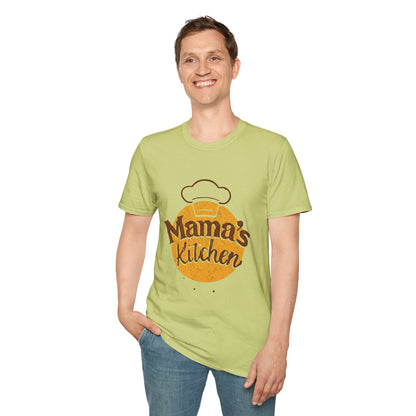 Mama's Kitchen Unisex Softstyle T-Shirt | Chef Gift, Home Cook Tee, Foodie Apparel, Cooking Shirt, Kitchen Lover's Gift