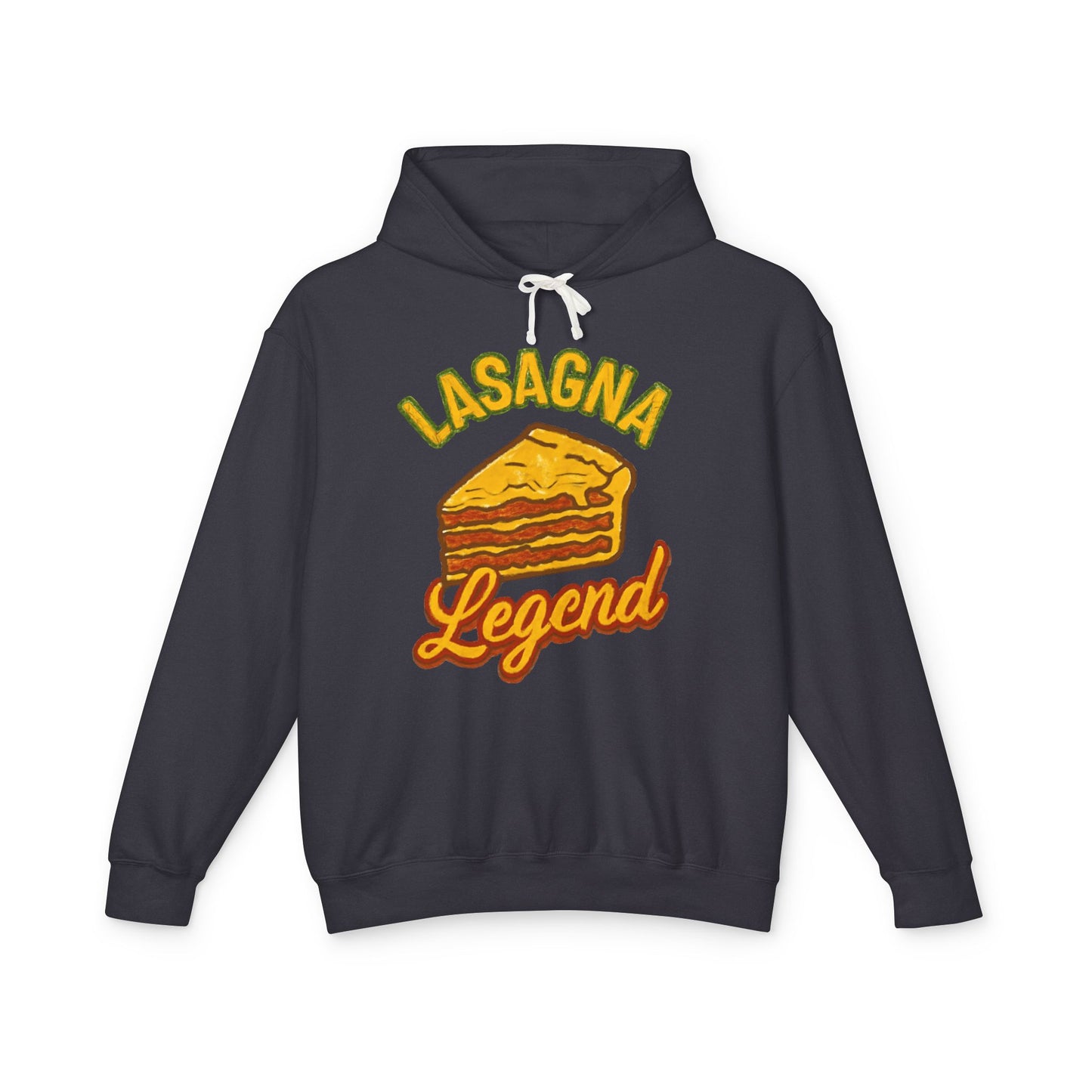 Lasagna Legend Unisex Hoodie - Comfy Sweatshirt for Food Lovers, Great Gift for Chefs, Foodie Apparel, Funny Cooking Wear, Culinary Humor