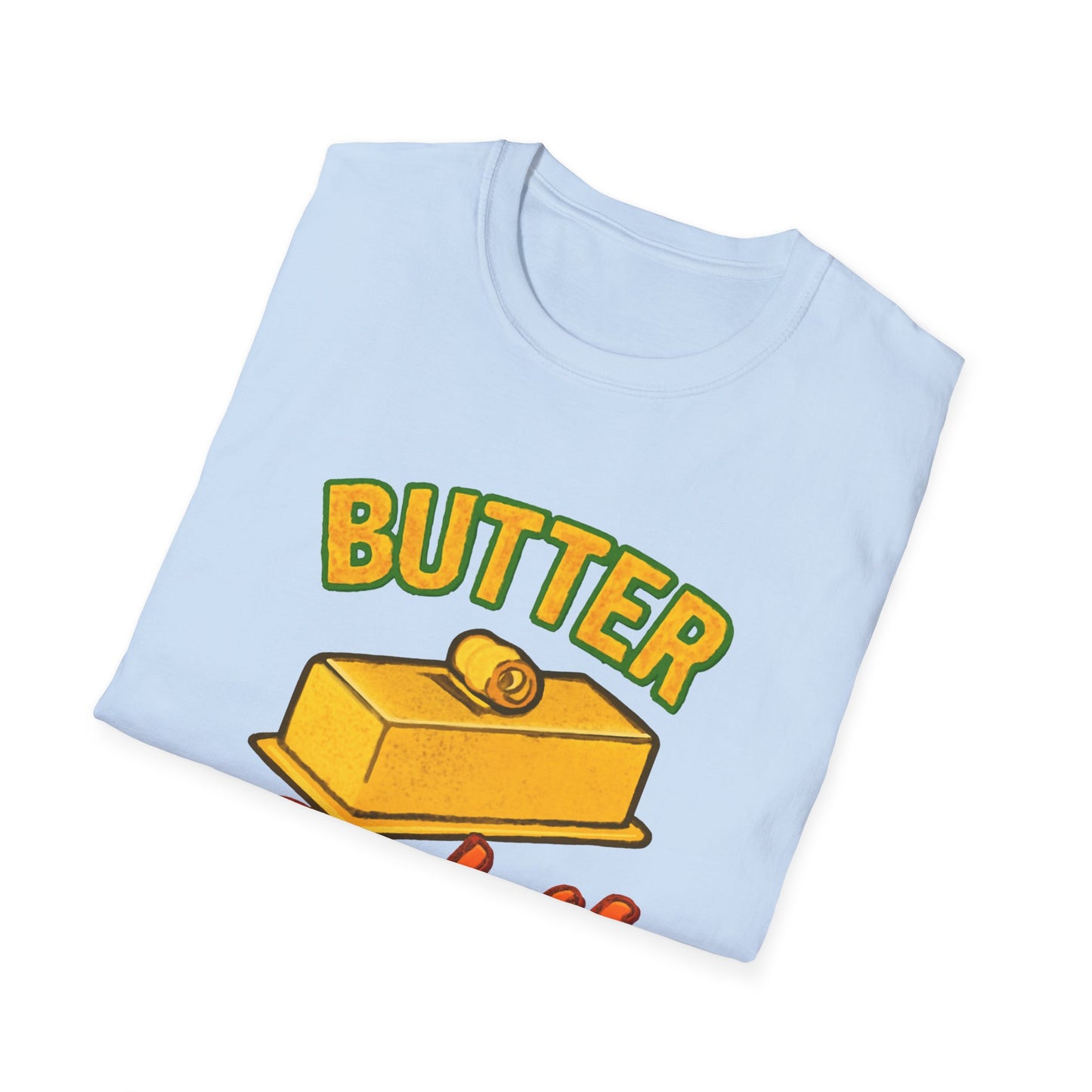 Butter Badass Unisex T-Shirt | Funny Graphic Tee | Casual Wear for Foodies, Unique Gift for Birthdays, Funny Gift, Summer Style