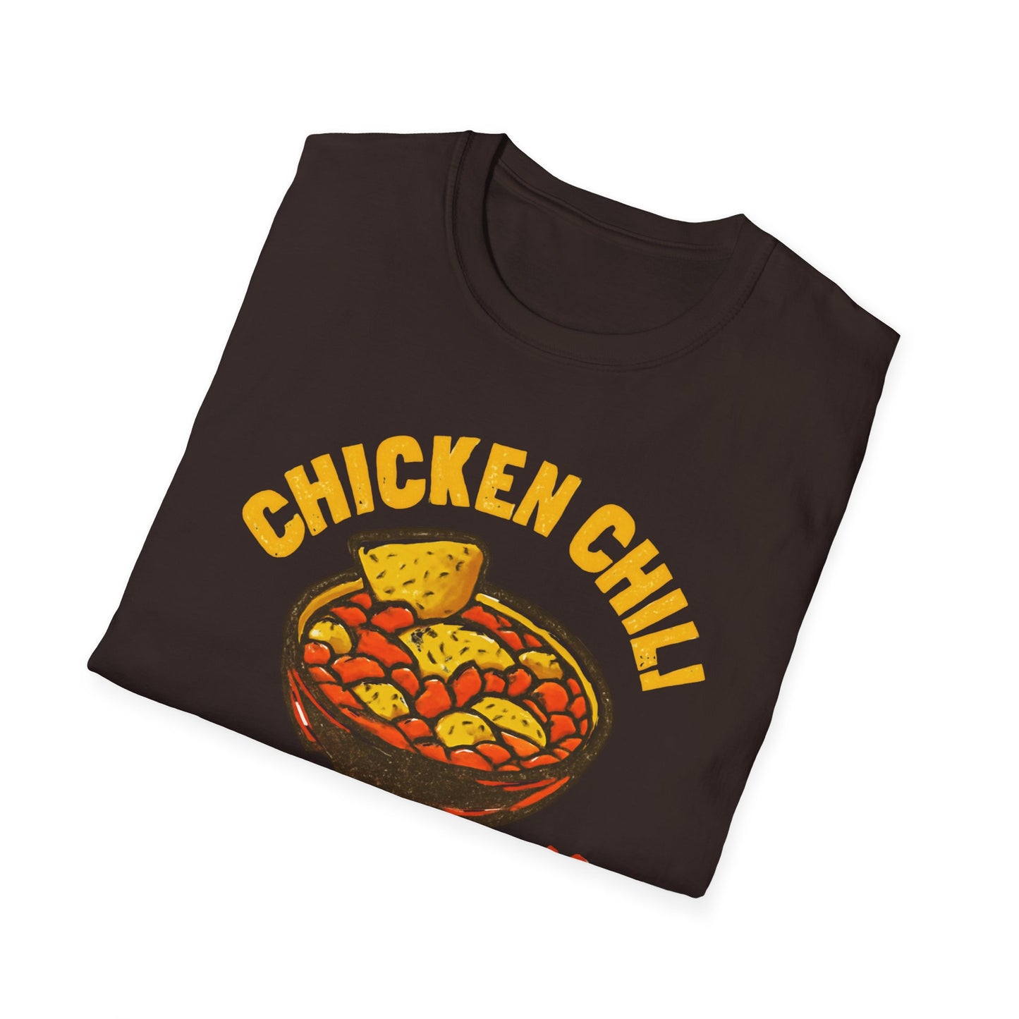 Chicken Chili Champ T-Shirt, Funny Cooking Shirt, Unisex Graphic Tee, Gift for Food Lovers, Casual Wear, Kitchen Humor