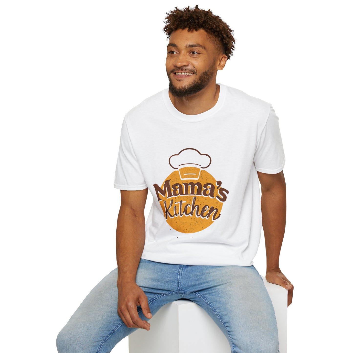 Mama's Kitchen Unisex Softstyle T-Shirt | Chef Gift, Home Cook Tee, Foodie Apparel, Cooking Shirt, Kitchen Lover's Gift