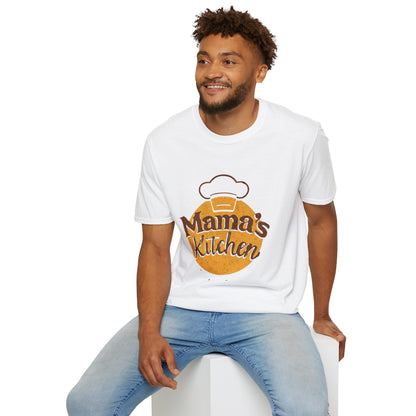 Mama's Kitchen Unisex Softstyle T-Shirt | Chef Gift, Home Cook Tee, Foodie Apparel, Cooking Shirt, Kitchen Lover's Gift