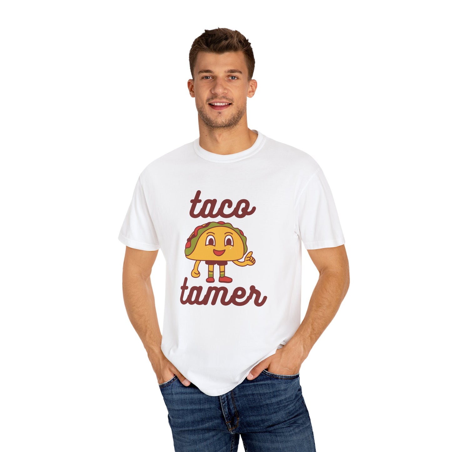 Taco Tamer Unisex T-Shirt, Funny Taco Shirt, Gift for Foodies, Casual Tee, Taco Lover Apparel, Unique Food Gift