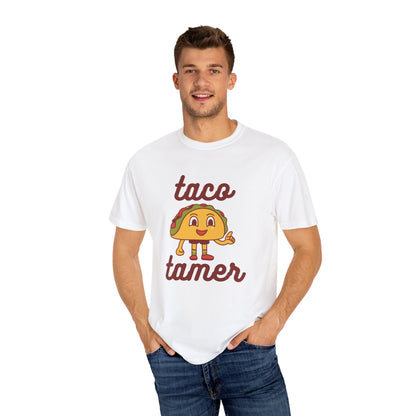 Taco Tamer Unisex T-Shirt, Funny Taco Shirt, Gift for Foodies, Casual Tee, Taco Lover Apparel, Unique Food Gift