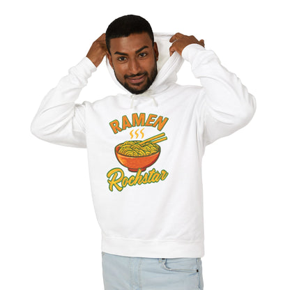 Ramen Rockstar Hoodie | Unisex Lightweight Sweatshirt, Foodie Gift, Fun Fashion, Cozy Wear, Casual Style, Unique Apparel