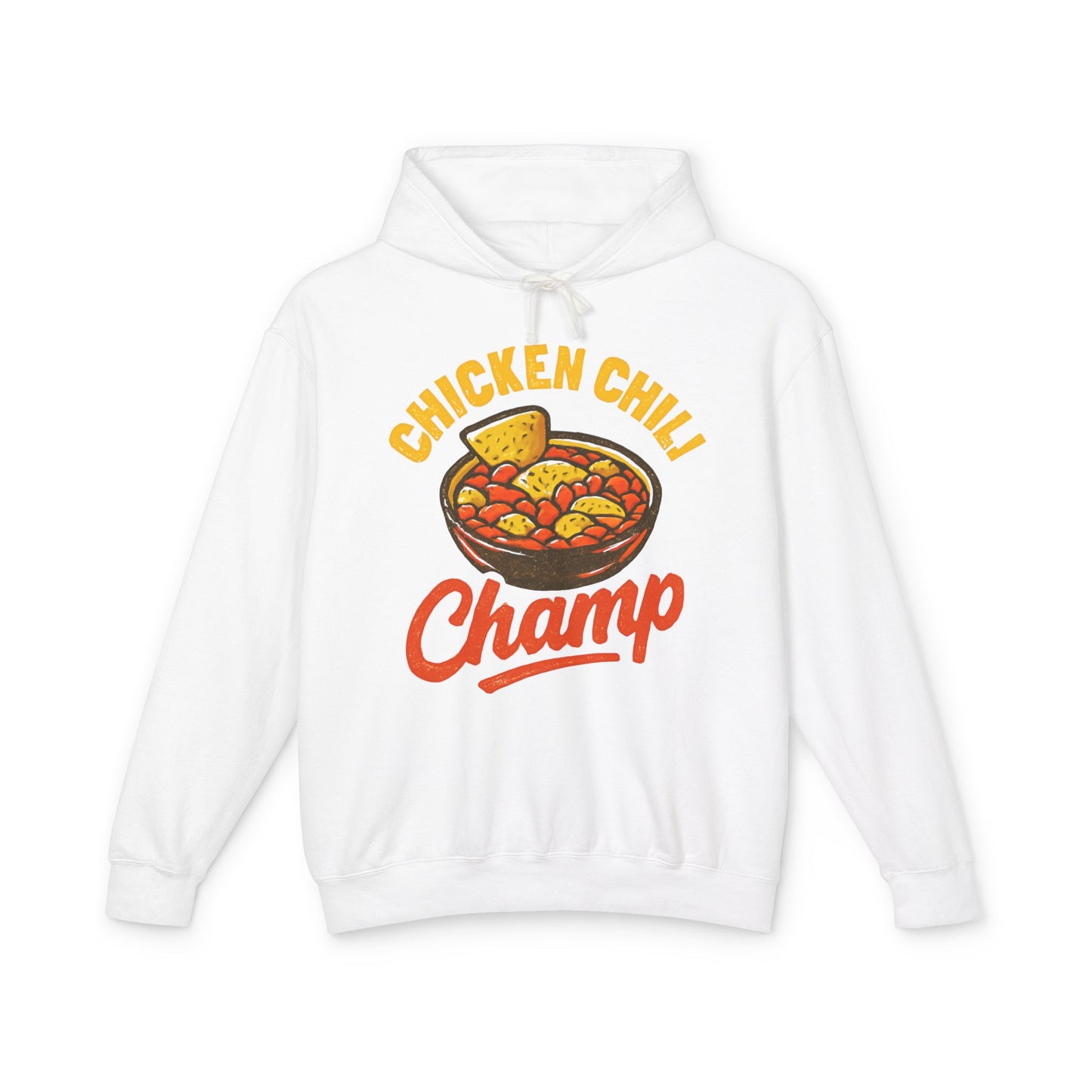 Chicken Chili Champ Unisex Lightweight Hooded Sweatshirt, Perfect for Foodies, Cooking Events, Gifts for Chefs, Winter Wear, Casual Style