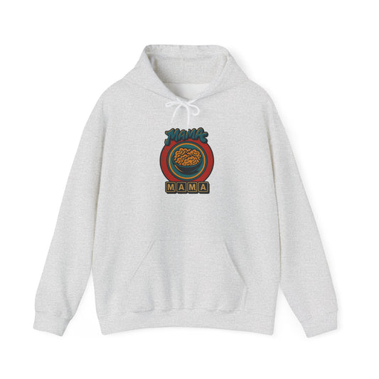 Mama Love Hooded Sweatshirt, Cozy Gift for Moms, Casual Wear, Mother's Day Sweatshirt, Family Reunion Apparel, Everyday Comfort