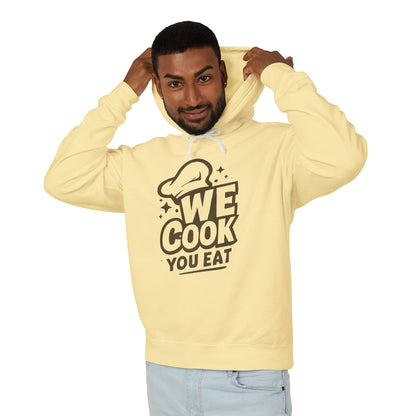 Culinary-Themed Unisex Hoodie, Kitchen Lover Gift, Cooking Sweatshirt, Foodie Apparel, Chef Hoodie, We Cook You Eat