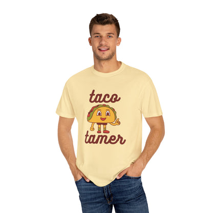 Taco Tamer Unisex T-Shirt, Funny Taco Shirt, Gift for Foodies, Casual Tee, Taco Lover Apparel, Unique Food Gift
