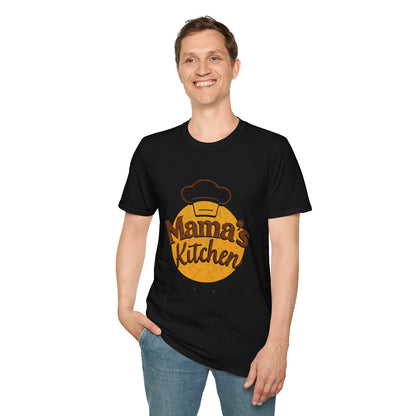Mama's Kitchen Unisex Softstyle T-Shirt | Chef Gift, Home Cook Tee, Foodie Apparel, Cooking Shirt, Kitchen Lover's Gift