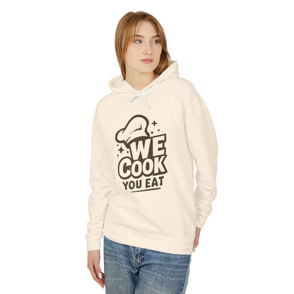 Culinary-Themed Unisex Hoodie, Kitchen Lover Gift, Cooking Sweatshirt, Foodie Apparel, Chef Hoodie, We Cook You Eat