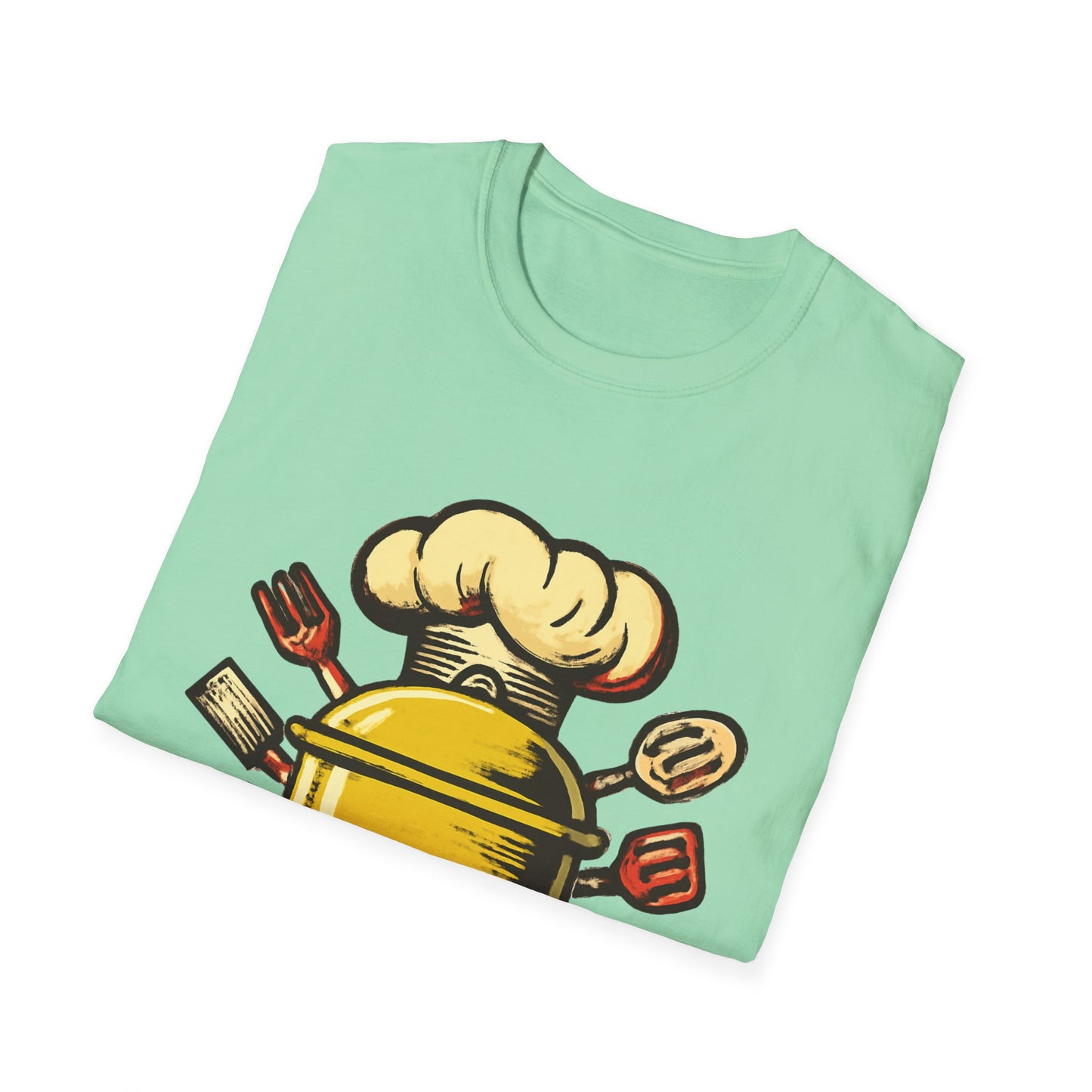 Mama Chef Unisex Softstyle T-Shirt, Cooking Gift, Foodie Apparel, Chef Shirt, Kitchen Lover Tee, Culinary Humor