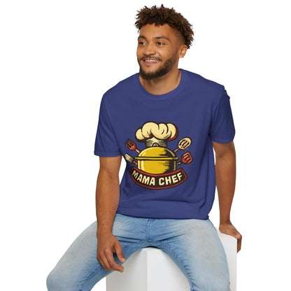 Mama Chef Unisex Softstyle T-Shirt, Cooking Gift, Foodie Apparel, Chef Shirt, Kitchen Lover Tee, Culinary Humor