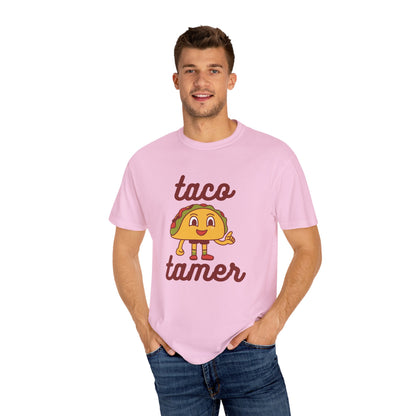 Taco Tamer Unisex T-Shirt, Funny Taco Shirt, Gift for Foodies, Casual Tee, Taco Lover Apparel, Unique Food Gift