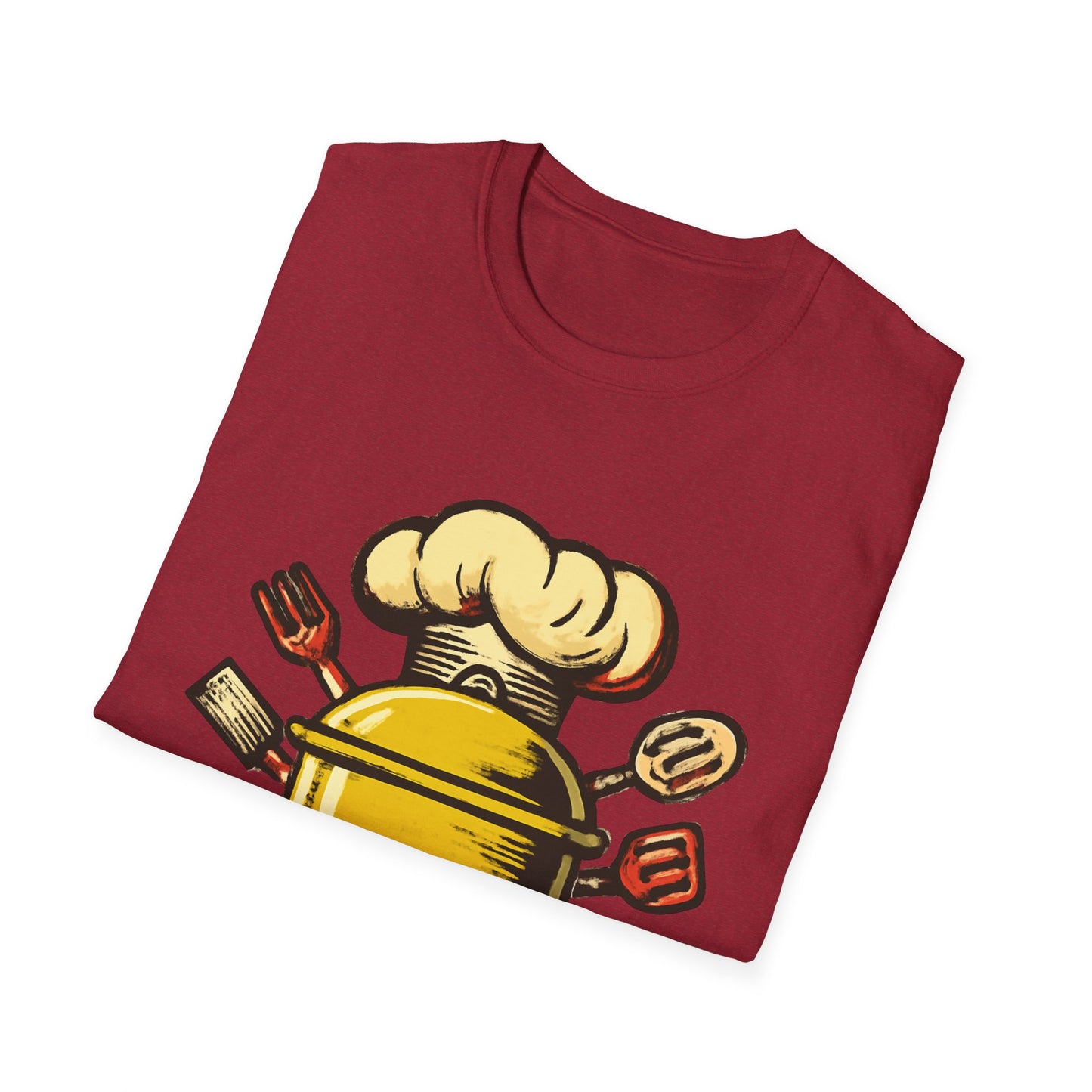 Mama Chef Unisex Softstyle T-Shirt, Cooking Gift, Foodie Apparel, Chef Shirt, Kitchen Lover Tee, Culinary Humor