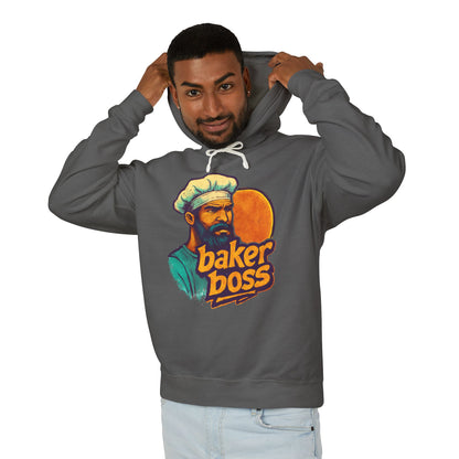 Baker Boss Hoodie, Fun Baker Apparel, Foodie Gift, Kitchen Style, Unisex Sweatshirt for Baking Enthusiasts, Culinary Celebrations