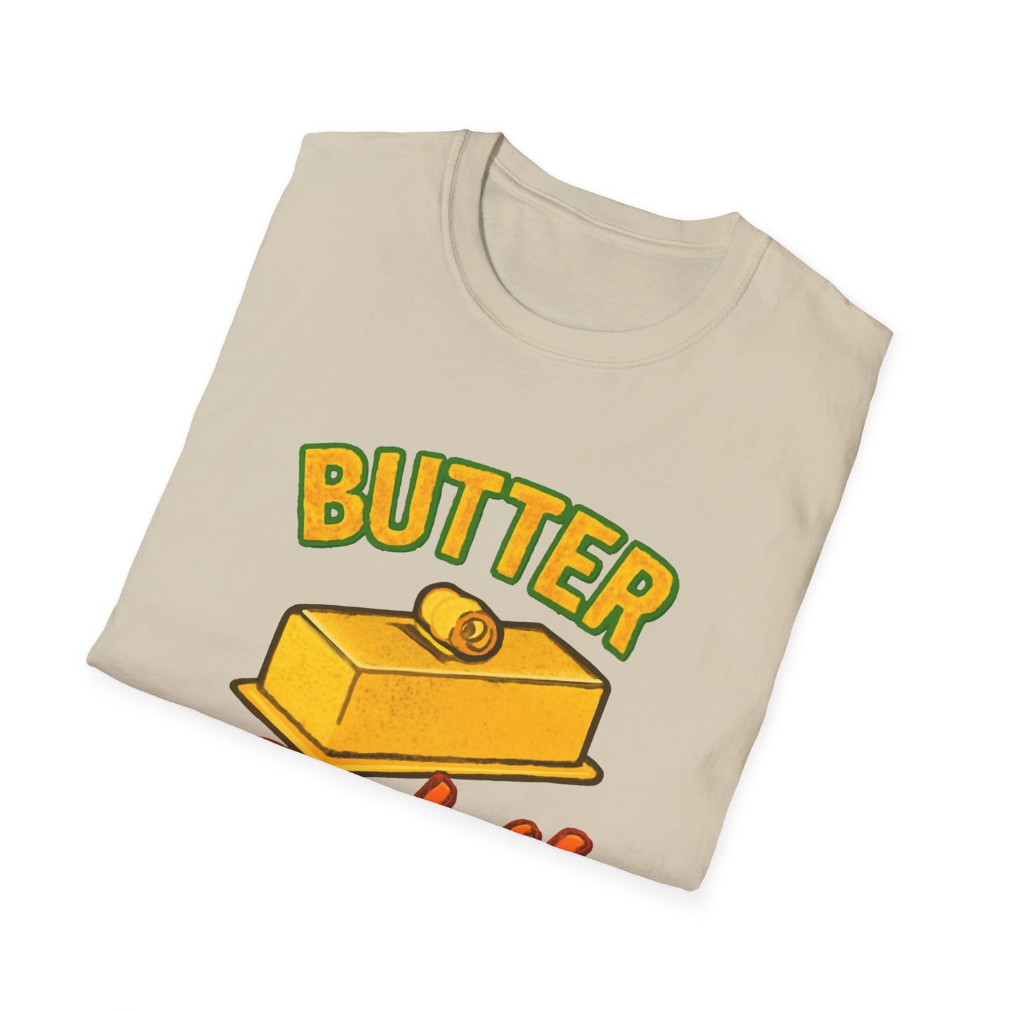 Butter Badass Unisex T-Shirt | Funny Graphic Tee | Casual Wear for Foodies, Unique Gift for Birthdays, Funny Gift, Summer Style