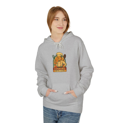 Cozy Cooking Hoodie, Culinary Gift, Kitchen Lover Apparel, Unisex Fleece, Cooking Enthusiast Wear, Holiday Sweatshirt