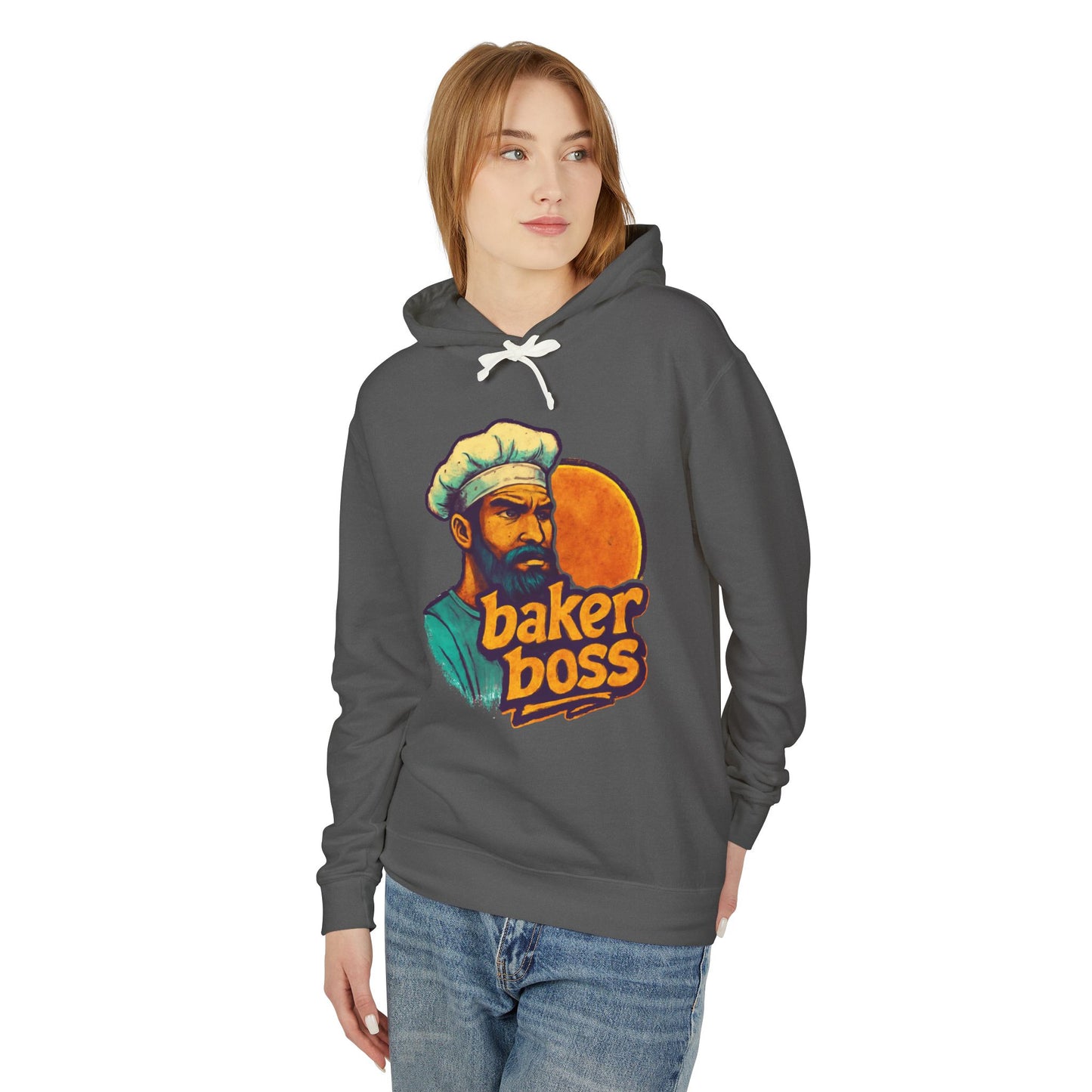 Baker Boss Hoodie, Fun Baker Apparel, Foodie Gift, Kitchen Style, Unisex Sweatshirt for Baking Enthusiasts, Culinary Celebrations