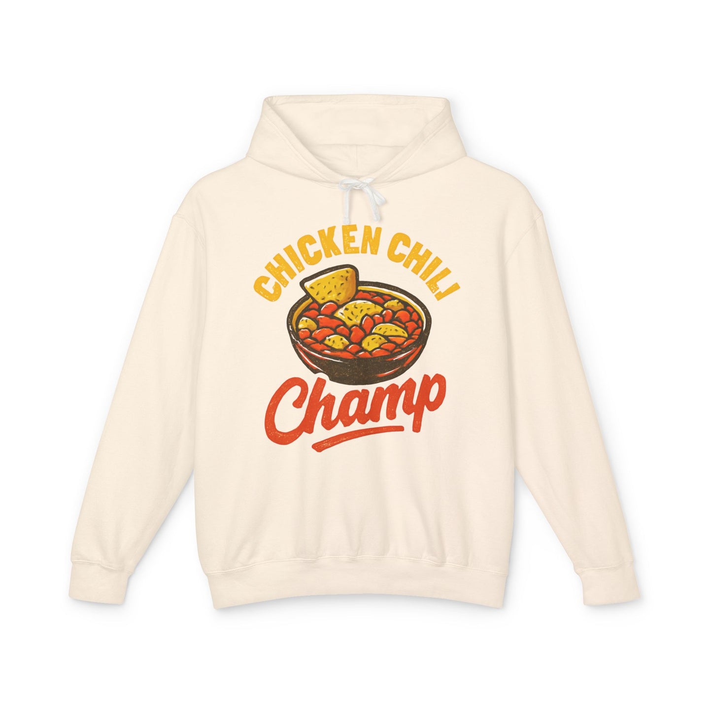 Chicken Chili Champ Unisex Lightweight Hooded Sweatshirt, Perfect for Foodies, Cooking Events, Gifts for Chefs, Winter Wear, Casual Style