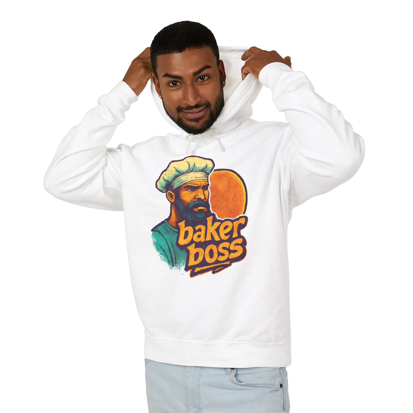 Baker Boss Hoodie, Fun Baker Apparel, Foodie Gift, Kitchen Style, Unisex Sweatshirt for Baking Enthusiasts, Culinary Celebrations