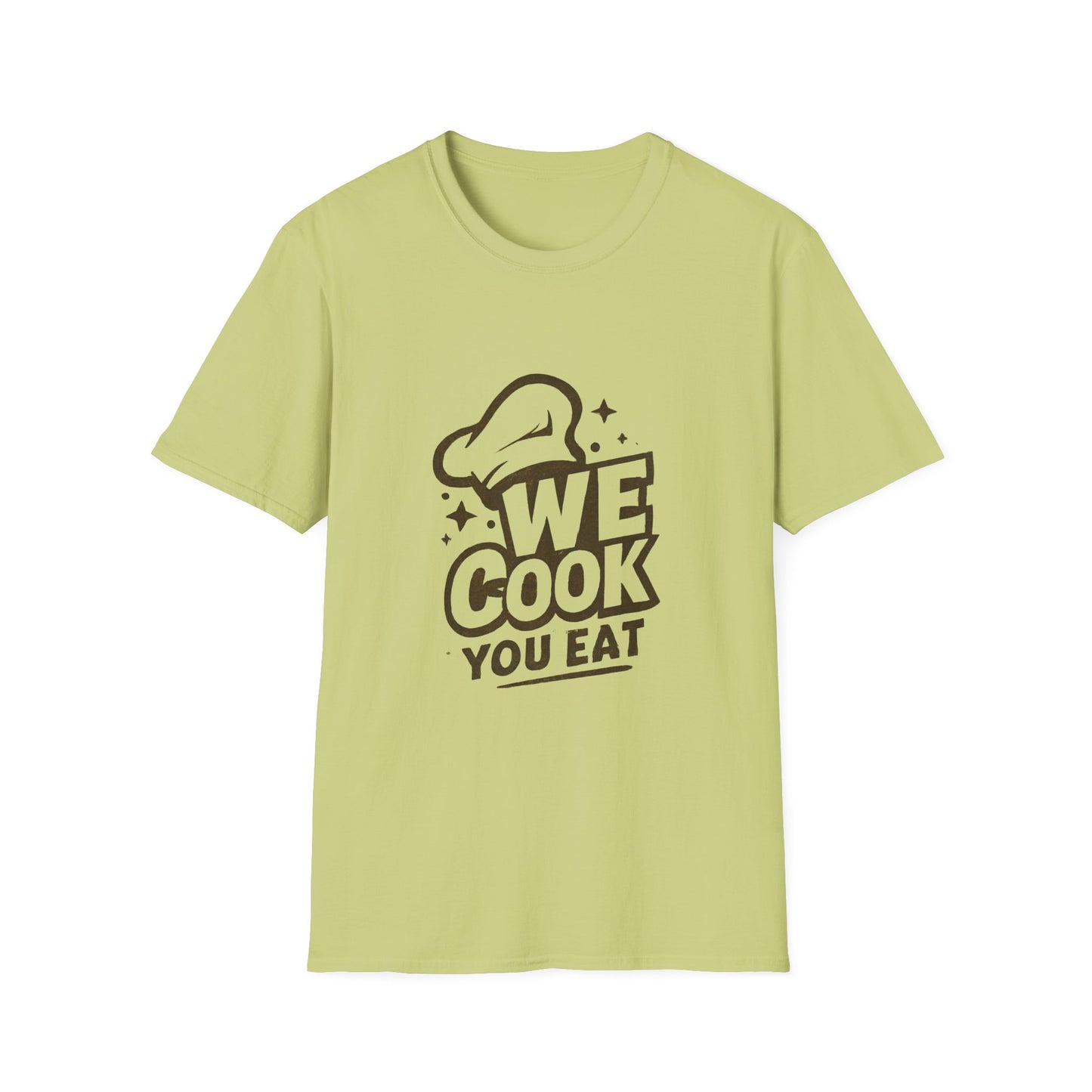 Chef's Humor T-Shirt, Funny Cooking Top, We Cook You Eat Tee, Gift for Foodies, Unisex Kitchen Shirt