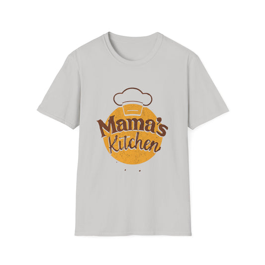 Mama's Kitchen Unisex Softstyle T-Shirt | Chef Gift, Home Cook Tee, Foodie Apparel, Cooking Shirt, Kitchen Lover's Gift