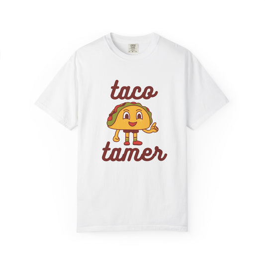 Taco Tamer Unisex T-Shirt, Funny Taco Shirt, Gift for Foodies, Casual Tee, Taco Lover Apparel, Unique Food Gift