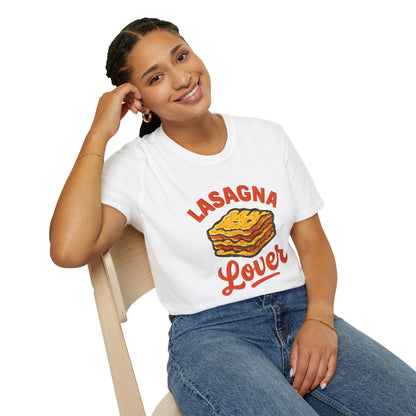 Lasagna Lover Unisex T-Shirt, Funny Foodie Gift, Pasta Night Apparel, Chef Shirt, Unique Birthday Present
