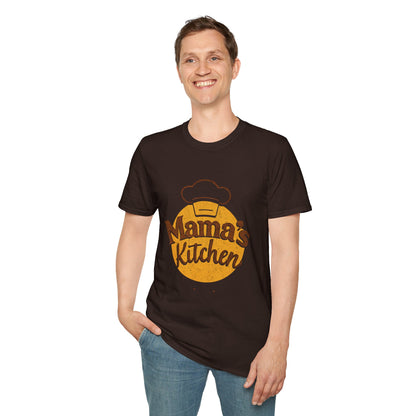 Mama's Kitchen Unisex Softstyle T-Shirt | Chef Gift, Home Cook Tee, Foodie Apparel, Cooking Shirt, Kitchen Lover's Gift