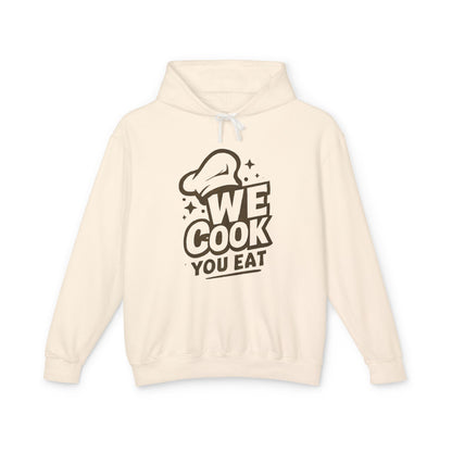 Culinary-Themed Unisex Hoodie, Kitchen Lover Gift, Cooking Sweatshirt, Foodie Apparel, Chef Hoodie, We Cook You Eat