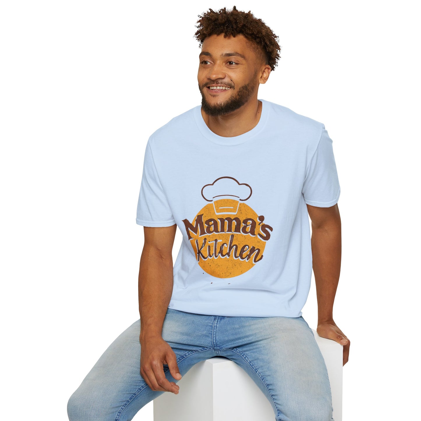 Mama's Kitchen Unisex Softstyle T-Shirt | Chef Gift, Home Cook Tee, Foodie Apparel, Cooking Shirt, Kitchen Lover's Gift