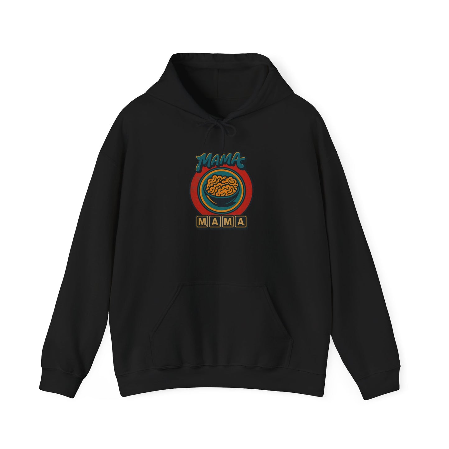 Mama Love Hooded Sweatshirt, Cozy Gift for Moms, Casual Wear, Mother's Day Sweatshirt, Family Reunion Apparel, Everyday Comfort