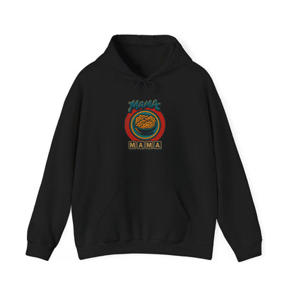 Mama Love Hooded Sweatshirt, Cozy Gift for Moms, Casual Wear, Mother's Day Sweatshirt, Family Reunion Apparel, Everyday Comfort