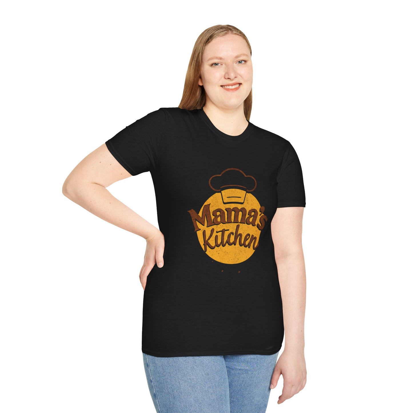 Mama's Kitchen Unisex Softstyle T-Shirt | Chef Gift, Home Cook Tee, Foodie Apparel, Cooking Shirt, Kitchen Lover's Gift