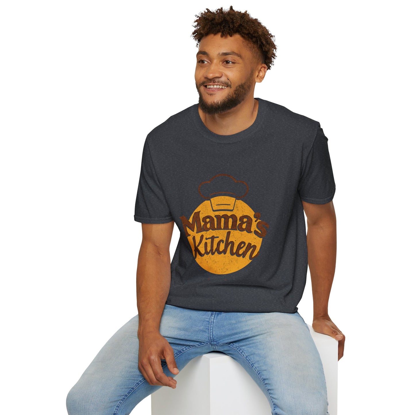 Mama's Kitchen Unisex Softstyle T-Shirt | Chef Gift, Home Cook Tee, Foodie Apparel, Cooking Shirt, Kitchen Lover's Gift
