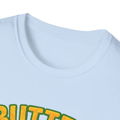 Butter Badass Unisex T-Shirt | Funny Graphic Tee | Casual Wear for Foodies, Unique Gift for Birthdays, Funny Gift, Summer Style