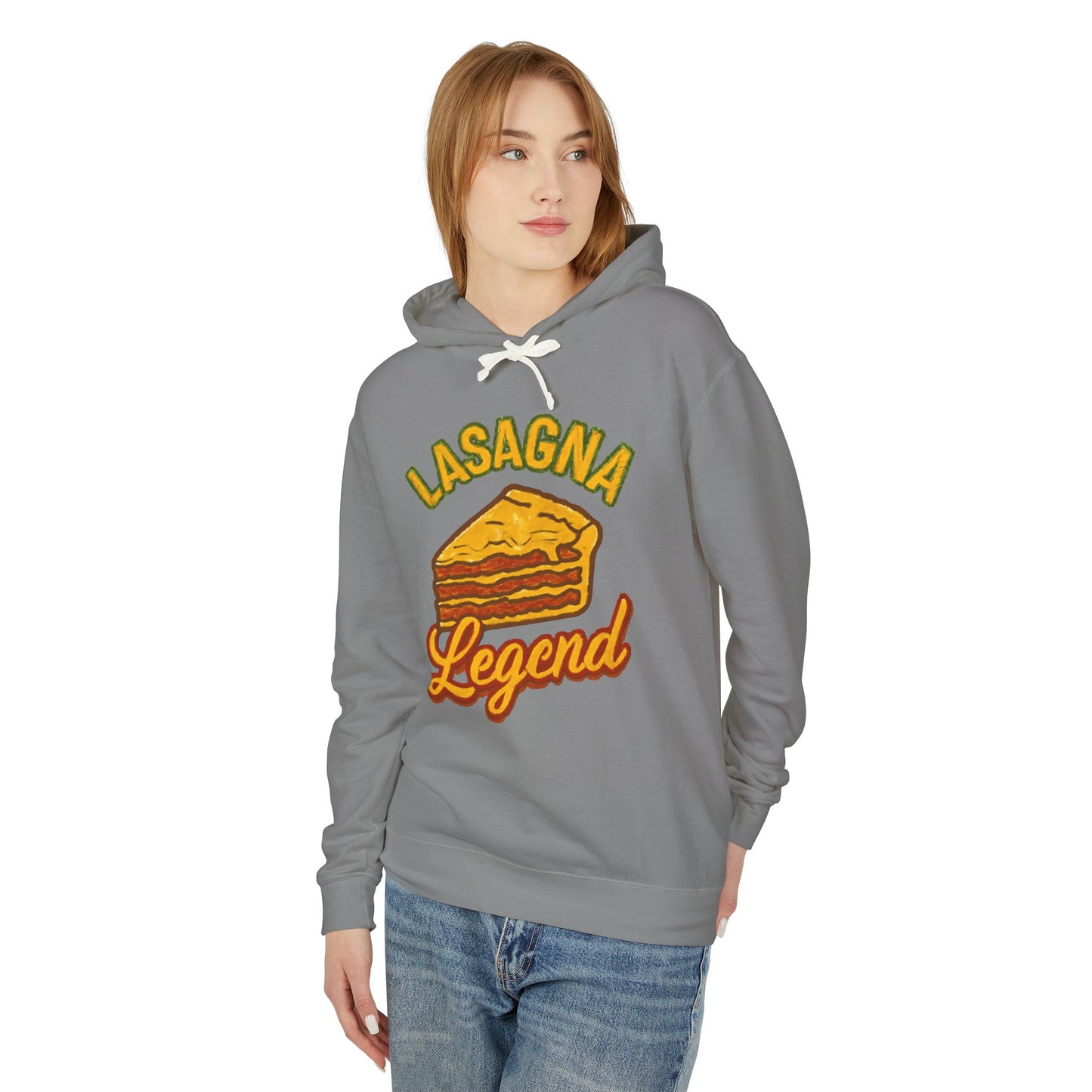 Lasagna Legend Unisex Hoodie - Comfy Sweatshirt for Food Lovers, Great Gift for Chefs, Foodie Apparel, Funny Cooking Wear, Culinary Humor