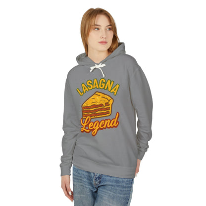 Lasagna Legend Unisex Hoodie - Comfy Sweatshirt for Food Lovers, Great Gift for Chefs, Foodie Apparel, Funny Cooking Wear, Culinary Humor