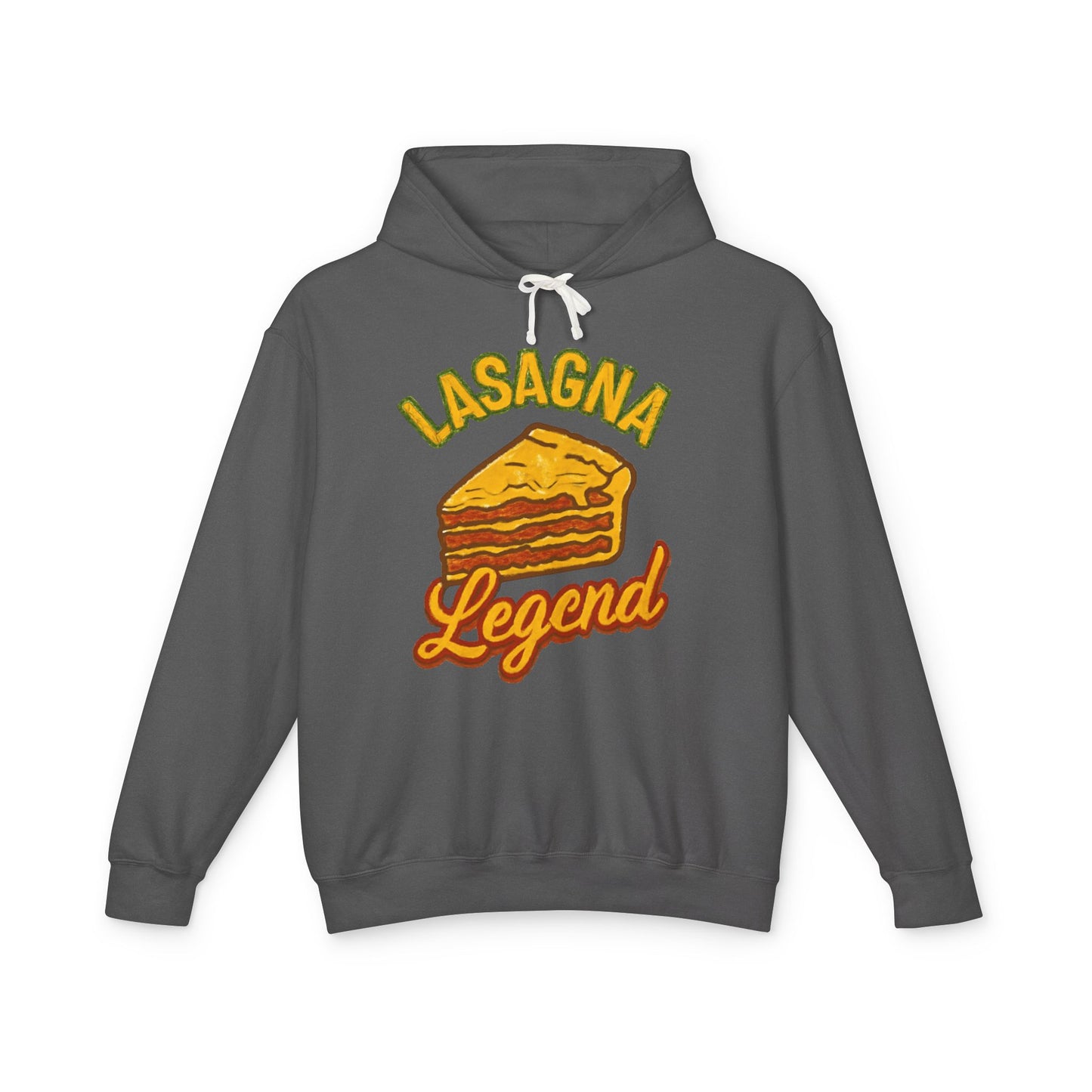 Lasagna Legend Unisex Hoodie - Comfy Sweatshirt for Food Lovers, Great Gift for Chefs, Foodie Apparel, Funny Cooking Wear, Culinary Humor