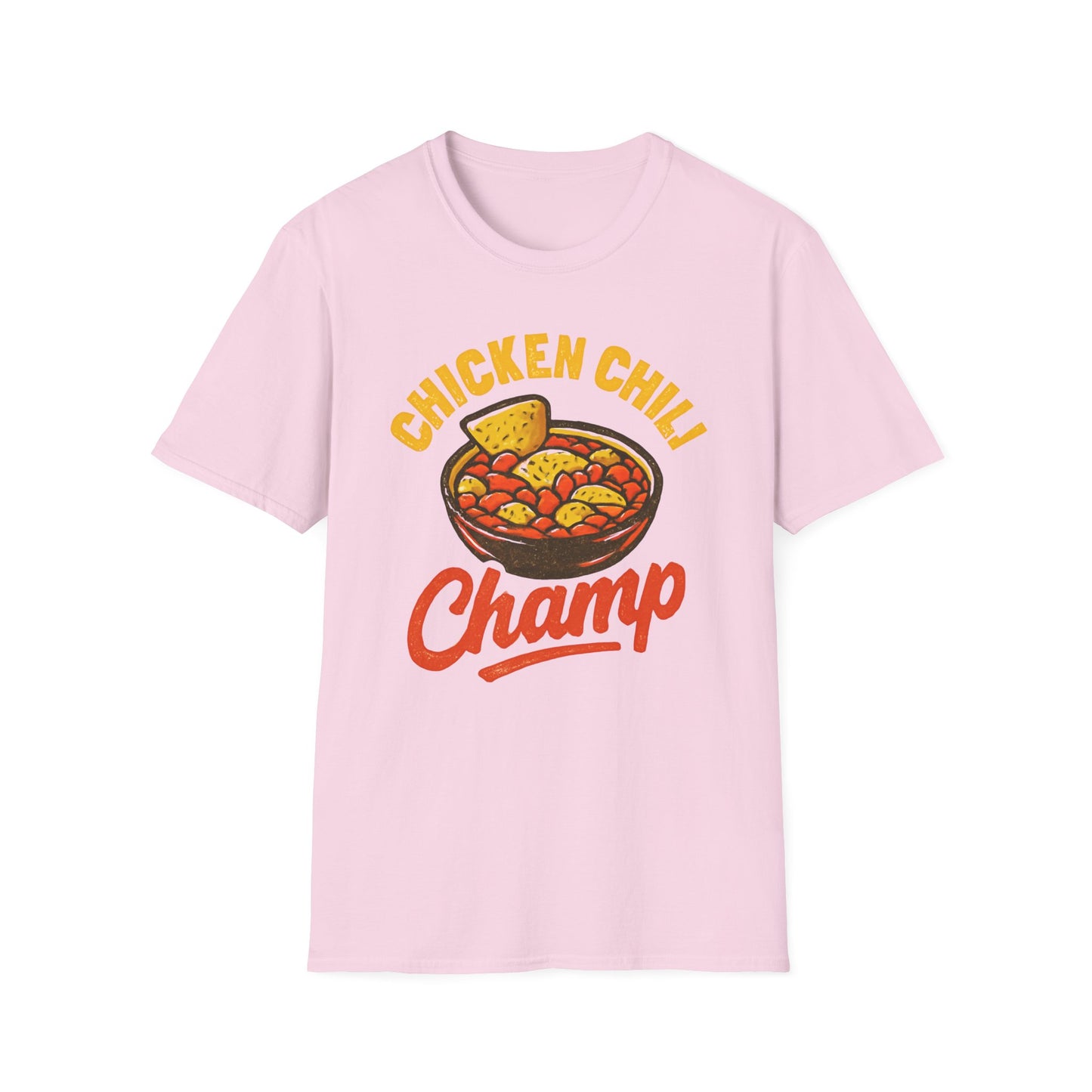 Chicken Chili Champ T-Shirt, Funny Cooking Shirt, Unisex Graphic Tee, Gift for Food Lovers, Casual Wear, Kitchen Humor