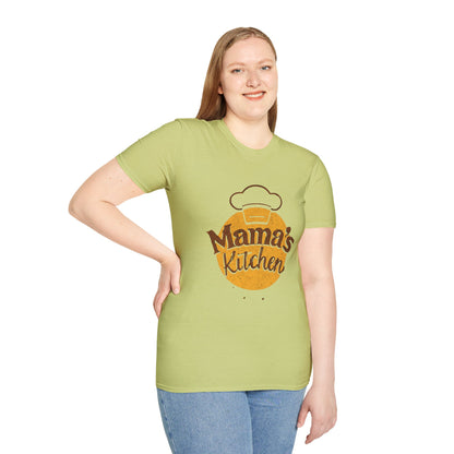 Mama's Kitchen Unisex Softstyle T-Shirt | Chef Gift, Home Cook Tee, Foodie Apparel, Cooking Shirt, Kitchen Lover's Gift