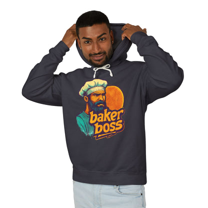 Baker Boss Hoodie, Fun Baker Apparel, Foodie Gift, Kitchen Style, Unisex Sweatshirt for Baking Enthusiasts, Culinary Celebrations