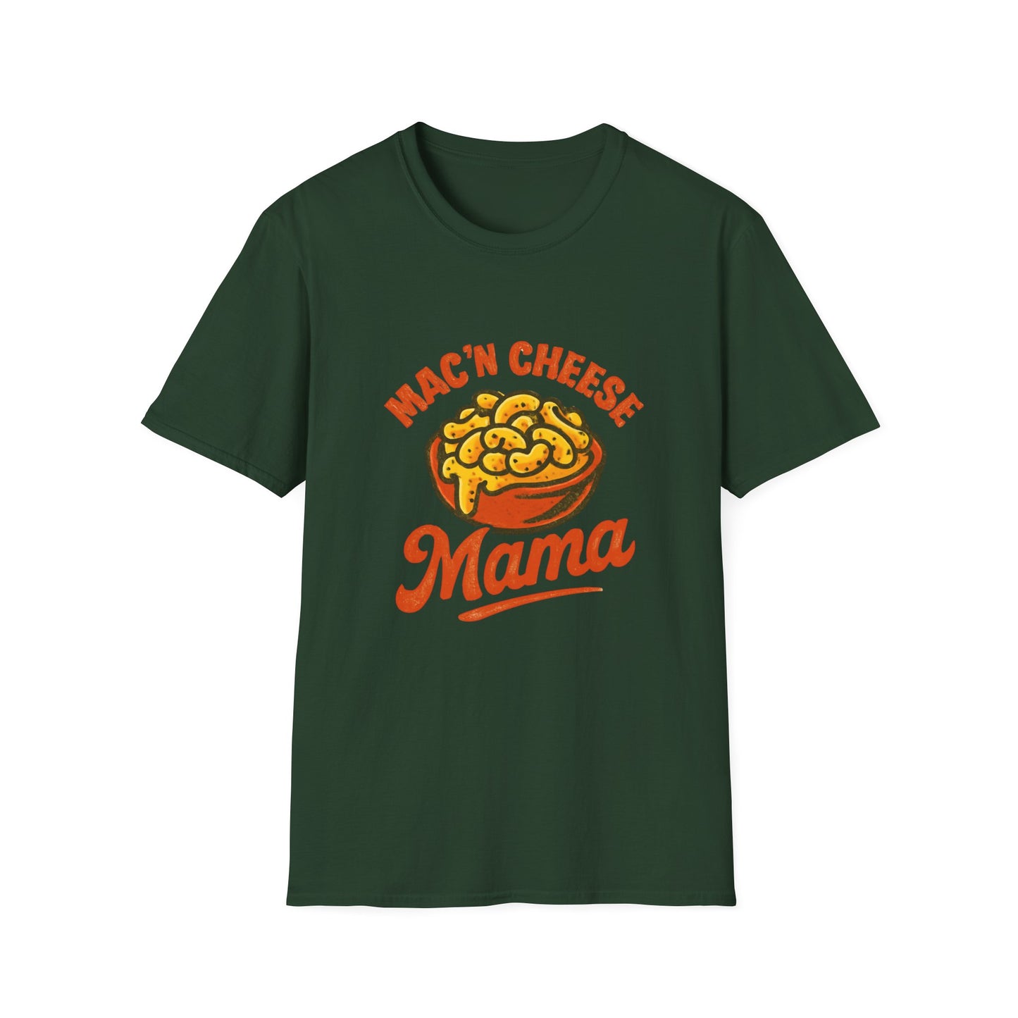 Mac 'n Cheese Mama T-Shirt, Unisex Graphic Tee for Food Lovers, Cute Gift for Moms, Casual Wear, Foodie Appreciation