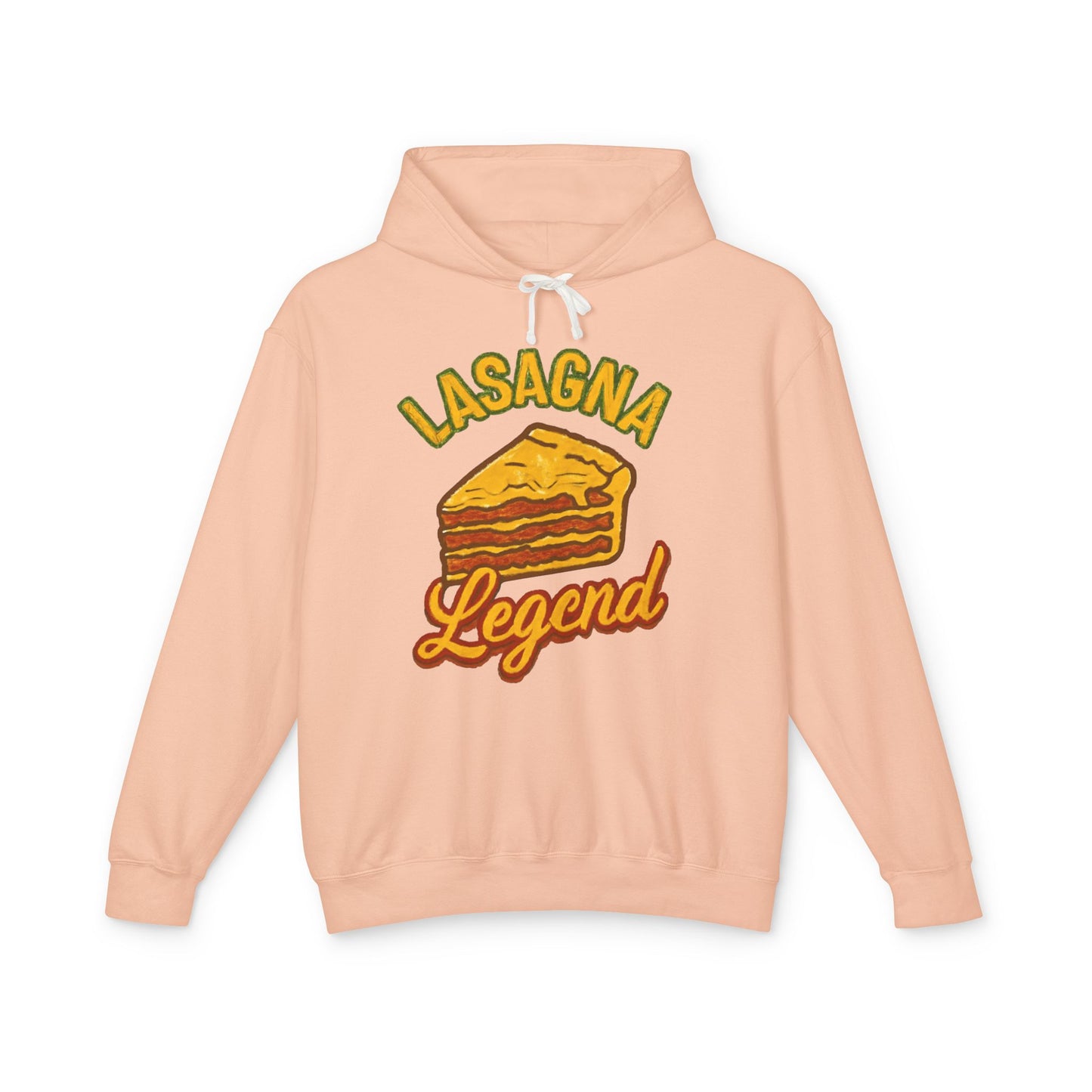 Lasagna Legend Unisex Hoodie - Comfy Sweatshirt for Food Lovers, Great Gift for Chefs, Foodie Apparel, Funny Cooking Wear, Culinary Humor
