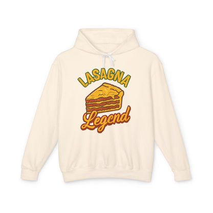 Lasagna Legend Unisex Hoodie - Comfy Sweatshirt for Food Lovers, Great Gift for Chefs, Foodie Apparel, Funny Cooking Wear, Culinary Humor