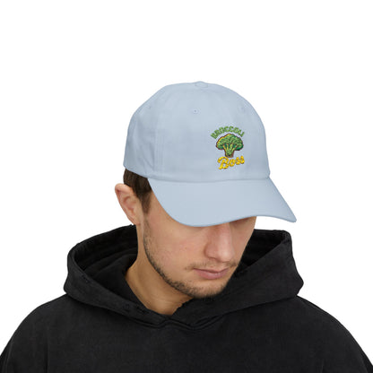 Classic Broccoli Dad Cap, Trendy Baseball Hat, Funny Broccoli Cap, Gifts for Food Lovers, Garden Party Accessory, Dad Hats, Vegan Apparel