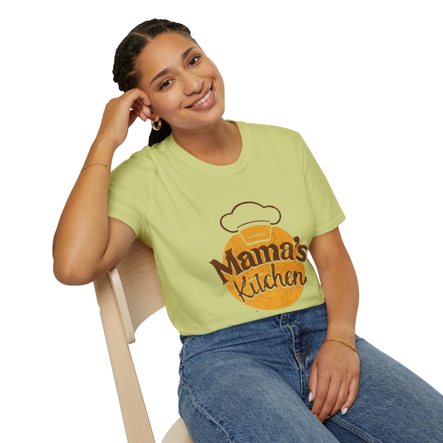 Mama's Kitchen Unisex Softstyle T-Shirt | Chef Gift, Home Cook Tee, Foodie Apparel, Cooking Shirt, Kitchen Lover's Gift