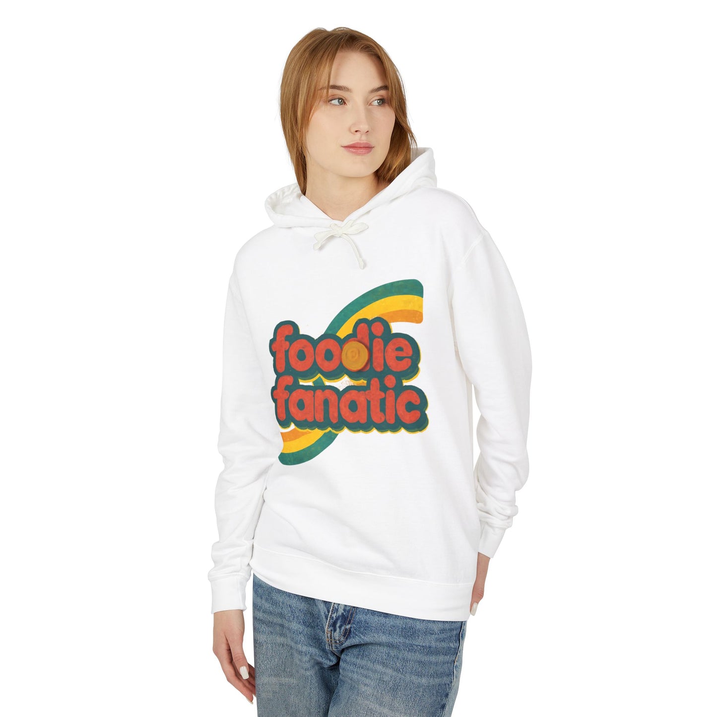 Foodie Fanatic Unisex Lightweight Hoodie - Perfect for Food Lovers, Casual Outfits, Birthday Gifts, Cooking Enthusiasts, Cozy Comfort