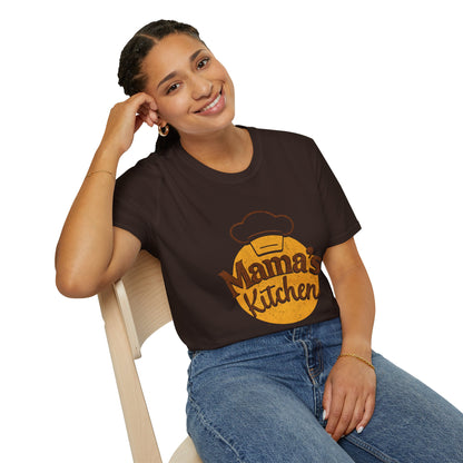 Mama's Kitchen Unisex Softstyle T-Shirt | Chef Gift, Home Cook Tee, Foodie Apparel, Cooking Shirt, Kitchen Lover's Gift
